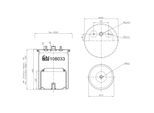 FEBI BILSTEIN 108033 ungelenkte Nachlaufachse 170mm für DAF