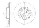 METELLI Bremsscheibe 231342c belüftet 258mm 22mm für Mercedes RENAULT DACIA TRUCKS