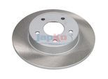 JAPKO Bremsscheibe 61156c Hinterachse voll 277mm 10mm für NISSAN