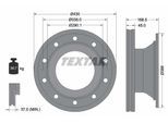 TEXTAR Bremsscheibe 93296100 430mm 45mm für DAF
