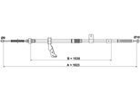 ATE Seilzug, Feststellbremse 24372719312 für TOYOTA