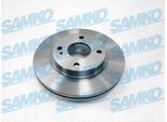 SAMKO Bremsscheibe f1022v belüftet 258mm 23mm für Ford