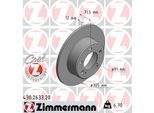 ZIMMERMANN Bremsscheibe 430263320 Hinterachse voll 305mm 12mm für Opel GM NISSAN RENAULT
