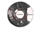 VAN WEZEL Spritzblech, Bremsscheibe 3036373 Hinterachse links für Mercedes