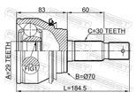 FEBEST Gelenksatz, Antriebswelle 0110grn245 Vorderachse für TOYOTA
