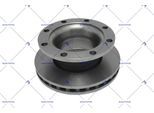 SAMPA 052257 Vorderachse innenbelüftet 377mm 45mm für DAF RENAULT TRUCKS