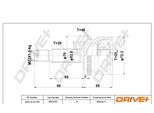 DRIVE+ Gelenksatz, Antriebswelle dp2110103183 für HYUNDAI