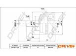 DRIVE+ Gelenksatz, Antriebswelle dp2110101372 für Opel NISSAN RENAULT TRUCKS