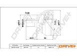 DRIVE+ Gelenksatz, Antriebswelle dp2110101537 für VW VAG Audi