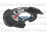ACKOJA Spritzblech, Bremsscheibe a700733 Vorderachse rechts für TOYOTA