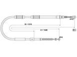 ATE Seilzug, Feststellbremse 24372719222 für TOYOTA
