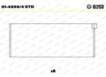 GLYCO Pleuellager 0142984std für Citroën