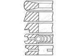 GOETZE ENGINE Kolbenringsatz 0817430570