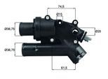 MAHLE Thermostat, Kühlmittel th4683 für Ford Peugeot Citroën/Peugeot JAGUAR LAND ROVER