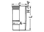 KOLBENSCHMIDT 89389110 144,5mm für Mercedes