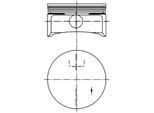 KOLBENSCHMIDT Kolben 99741610 für Opel