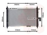 VAN WEZEL Kühler, Motorkühlung 81002046 für DAEWOO CHEVROLET
