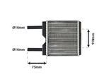 VAN WEZEL Wärmetauscher, Innenraumheizung 37006094 für Opel