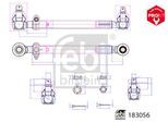 FEBI BILSTEIN 183056 Vorderachse