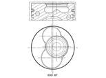 MAHLE Kolben 0308700 für Zylinder 3-4 CUPRA