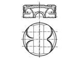MAHLE Kolben 081pi00111000 für BMW