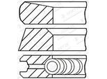 GOETZE ENGINE Kolbenringsatz 0811350700