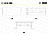 GLYCO Kurbelwellenlager h0975std für RENAULT TRUCKS