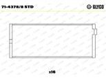 GLYCO Pleuellager 7143788std für LAND ROVER