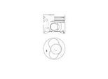KOLBENSCHMIDT Kolben 41091600 für Zylinder 1-2 VW