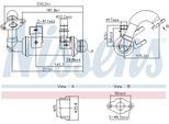 NISSENS Kühler, Abgasrückführung 989405 für Ford