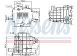NISSENS Kühler, Abgasrückführung 989481 für Ford Opel Vaughall DS