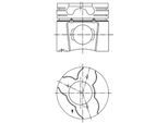 KOLBENSCHMIDT Kolben 97412700 für VW
