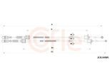 COFLE Seilzug, Schaltgetriebe 922cbiv005 für Iveco