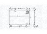 MAGNETI MARELLI Kühler, Motorkühlung 350213167600 für TOYOTA