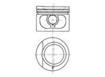 KOLBENSCHMIDT Kolben 93876610 für Audi VW