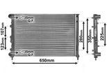 VAN WEZEL Kühler, Motorkühlung 01002078 für ALFA ROMEO