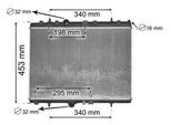 VAN WEZEL Kühler, Motorkühlung 40002290 für Citroën/Peugeot Peugeot