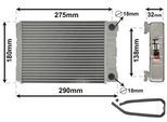 VAN WEZEL Wärmetauscher, Innenraumheizung 30006312 für Mercedes