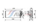AVA QUALITY COOLING Wärmetauscher, Innenraumheizung pea6359 für DS