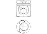 KOLBENSCHMIDT Reparatursatz, Kolben/Zylinderlaufbuchse 94445960 für DAF