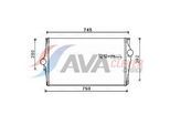 AVA QUALITY COOLING Ladeluftkühler voa4151 für Volvo