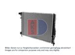 AKS DASIS Kühler, Motorkühlung 010001n für ALFAROME/Fiat/LANCI