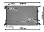 VAN WEZEL Kühler, Motorkühlung 03002290 für Audi