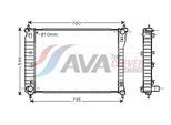 AVA QUALITY COOLING Kühler, Motorkühlung ola2435 für Opel CHEVROLET Vaughall