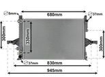 VAN WEZEL Kühler, Motorkühlung 59002115 für Volvo