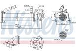 NISSENS Kühler, Abgasrückführung 989321 für Ford