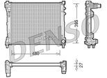 DENSO Kühler, Motorkühlung drm13014 für Fiat LANCIA