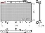 DENSO Kühler, Motorkühlung drm44039 für MAZDA