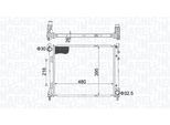 MAGNETI MARELLI Kühler, Motorkühlung 350213209200 für ALFAROME/Fiat/LANCI