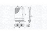 MAGNETI MARELLI Wärmetauscher, Innenraumheizung 350218501000 für ALFAROME/Fiat/LANCI
